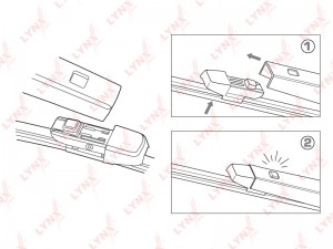 "Задняя щётка стеклоочистителя, 400мм/16"" подходит для AUDI A4 08-15 / A6 11 /  LR40K LYNXAUTO