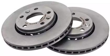 Диск тормозной RENAULT Megane (08-),Laguna (07-),Duster (10-) передний (1шт.) BR 09.A727.11 BREMBO