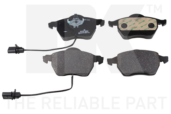 колодки дисковые п.!\ Audi A6 1.8T/2.0/2.5TDi 97-02,VW Passat 1.6-2.5TDi 98> 224742 NK