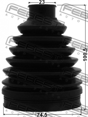 Пыльник ШРУСа внешний HYUNDAI SOLARIS, RENAULT DUSTER 1217P-SOL2WD 1217P-SOL2WD FEBEST