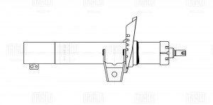 Амортизатор Audi Q3 (11-) (стойка) перед. лев./прав. (AG 18068) AG18068 TRIALLI