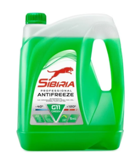 Антифриз зеленый -40C 5кг G11 SIBIRIA 800216 SIBIRIA