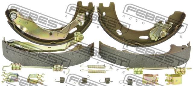 Колодки барабанные ПОДХОДИТ ДЛЯ Land Rover DISCOVERY III 2005-2009 2902-DIVR 2902-DIVR FEBEST