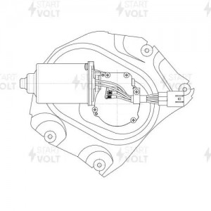 Мотор стеклоочистителя Валдай Next VWF 03061 START VOLT