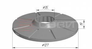 Прокладка пружины задней нижняя 1414-5263 SEVI