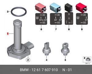 датчик уровня масла!\ BMW X5 E70 07> 12 61 7 607 910 BMW