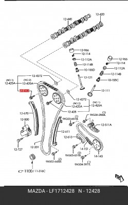 FORD MONDEO III (2000-2007) LF17-12-428 MAZDA