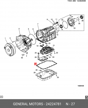 CADILLAC ESCALADE III (2006-2014) 24224781 GENERAL MOTORS