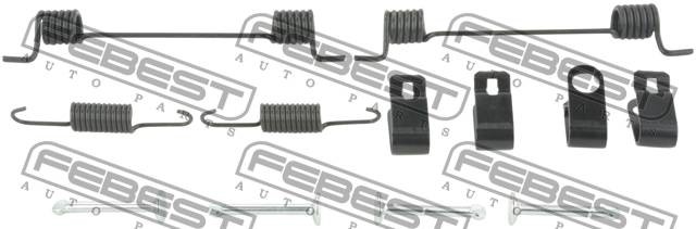 К-кт монтажный барабанных колодок HYUNDAI SANTA FE 2015- 1204-SFER-KIT 1204-SFER-KIT FEBEST