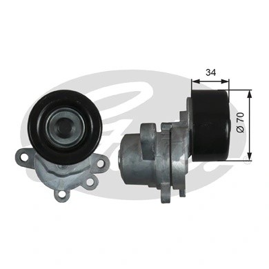 Натяжитель ремня поликлинового (7808-21555) T39155 T39155 GATES