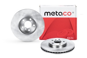 Диск тормозной передний вентилируемый 3050467 METACO
