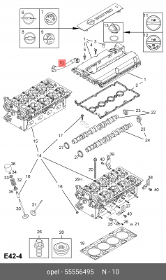 CHEVROLET AVEO/CRUZE 55556495 GENERAL MOTORS