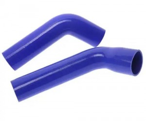 Патрубки радиатора КАМАЗ-6520 силикон (к-т 2шт) MEGAPOWER 13017053 MEGA POWER