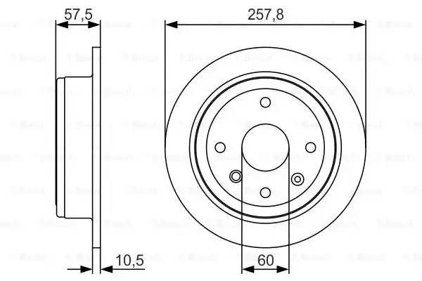 CHEVROLET LACETTI (04>)/ NUBIRA (97>) 0 986 479 S08 BOSCH