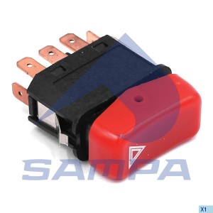 Выключатель аварийной сигнализации 24V MB L-Series/КАМАЗ-5490 206353 SAMPA