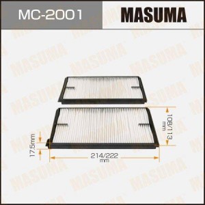 фильтр салона! 2шт\ Suzuki Grand Vitara 1.6-2.7/2.0TDHDi 98-05 MC-2001 MASUMA