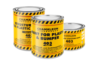 Краска для бамперов черная структурная 0.5кг CHAMAELEON 14037 CHAMALEON