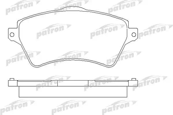 Колодки тормозные LAND ROVER Freelander (98-06),Range Rover (02-06) передние (4ш PBP1473 PATRON