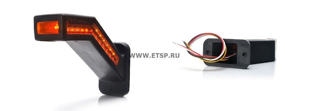 1394 DD P Фонарь-ус тип 8 с боковым габаритом и динамичным указателем поворота,  1394DDP WAS