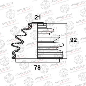 Пыльник привода Avantech BD0605 AVANTECH