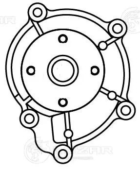 Насос водяной для а/м Mercedes-Benz A (04-)/B (05-) 1.5i/1.7i/2.0i [M266] (LWP 1 LWP15169 LUZAR