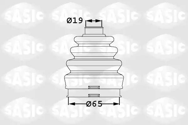Пыльник ШРУСа внутренний FIAT DOBLO 1906007 1906007 SASIC