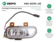 Фара противотуманная левая 4402019LUE DEPO