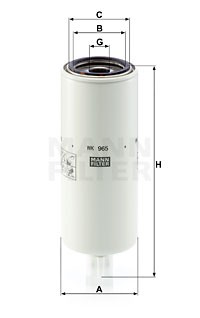 Фильтр топливный WK965x Mann-Filter WK965X MANN FILTER