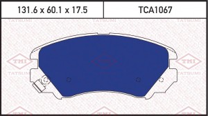 Колодки тормозные дисковые передние HYUNDAI Sonata/Coupe/Tucson 10/01-KIA Soul/O TCA1067 TATSUMI