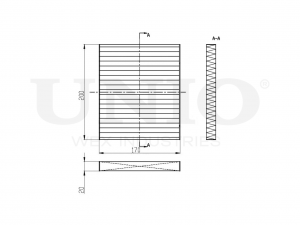 Фильтр салонный FLT-40150 UNIO