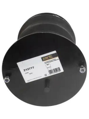 пневмоподушка со стаканом !1шп.M12, 1шп.M10, 2отв.M12 поршень сталь\ MAZ 206/226 Z12777 ZENTPARTS