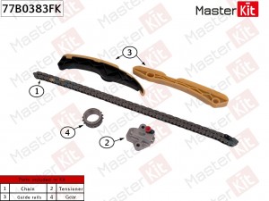 Комплект цепи ГРМ HYUNDAI/KIA G4FJ (1.6 T-GDI) 77B0383FK 77B0383FK MASTER KIT