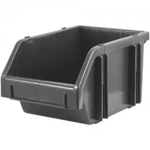 Лоток складской 230х150х125мм черный FIT 65694 FIT