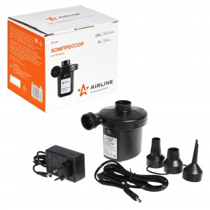 Компрессор (280 л/мин) AIRLINE для матраса, 12В/220В KK-04 AIRLINE
