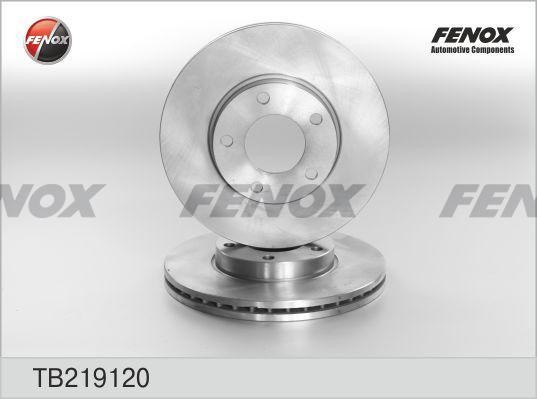 Диск тормозной Mazda 3, 5 03-  2шт TB219120 FENOX