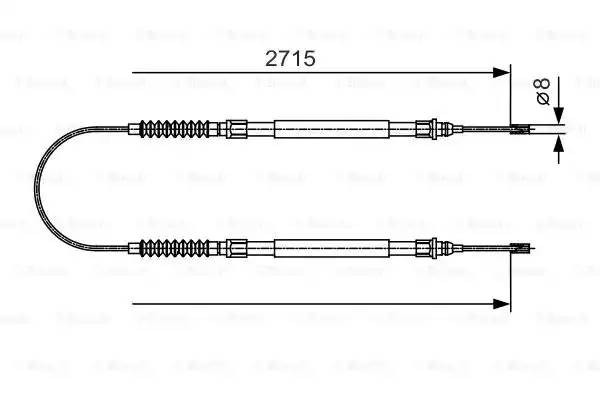 CITROEN JUMPER/ PEUGEOT BOXER/ FIAT DUCATO L 2715 мм 1 987 482 003 BOSCH