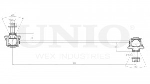 Стойка стабилизатора передняя SSP-50219 UNIO