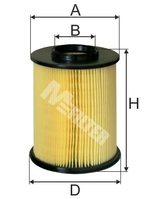 фильтр воздушный!\ Ford C-Max/Focus, Volvo S40/V50 1.6-2.0i/D/TDCi 04> A845 MFILTER AUTOMOTIVE FILTERS
