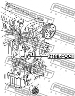 Ролик обводной 2188-FOCII 2188-FOCII FEBEST