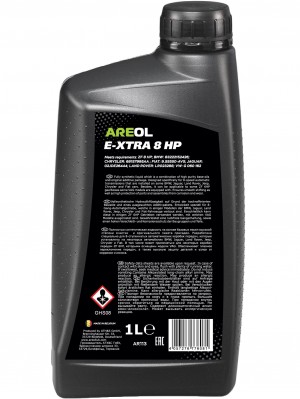 AREOL E -XTRA 8 HP (1L) масло трансм.для АКПП !синт,зелен,аналог Febi 39095ZF 8  AR113 AREOL