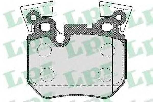 Колодки тормозные дисковые 05P1790 05P1790 LPR