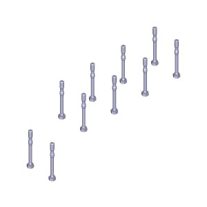 Болт ЯМЗ крышки коленвала АВТОДИЗЕЛЬ 236-1005159 YAMZ