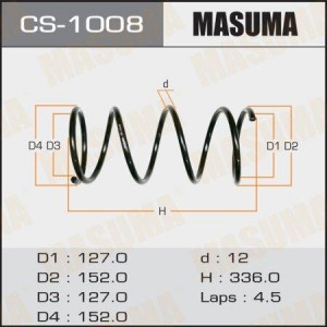 пружина пер.!\ Toyota Corolla AE110 95> CS-1008 MASUMA