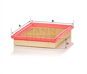 FORD FIESTA/ FUSION 02> C2244 MANN FILTER