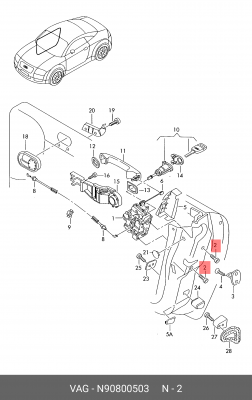 Болт VW AUDI OE N 908 005 03 VAG