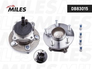 Ступица колеса задняя с подшипником FORD FOCUS II/C-MAX 03- (SKF VKBA3661) DB830 DB83015 MILES