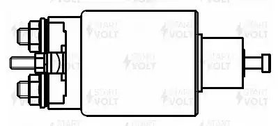 Реле втягивающее стартера для а/м Nissan X-Trail T32 14-/Teana L33 14- 2.5i VSR  VSR 1418 START VOLT