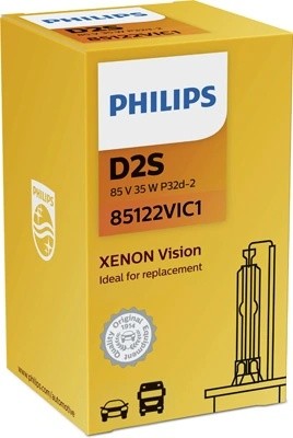 Лампа ксеноновая D2S 35W P32d-2 4600K Vision PHILIPS 85122VIC1 PHILIPS