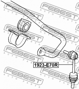 Тяга стабилизатора задняя BMW X5 E70 2006-2013 1923-E70R 1923-E70R FEBEST