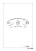D3170 колодки дисковые передние!\ Mazda 2 1.5 14> D3170 MK KASHIYAMA